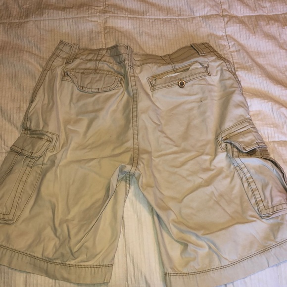 Khaki Cargo Shorts - Picture 2 of 2
